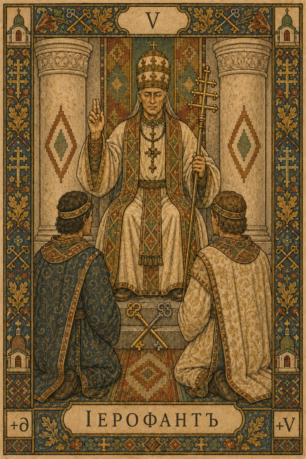 V Le Pape — arcane majeur correspondant au Taureau